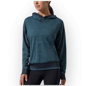 NWT Mondetta Women’s Teal Melange Hoodie – Size XS